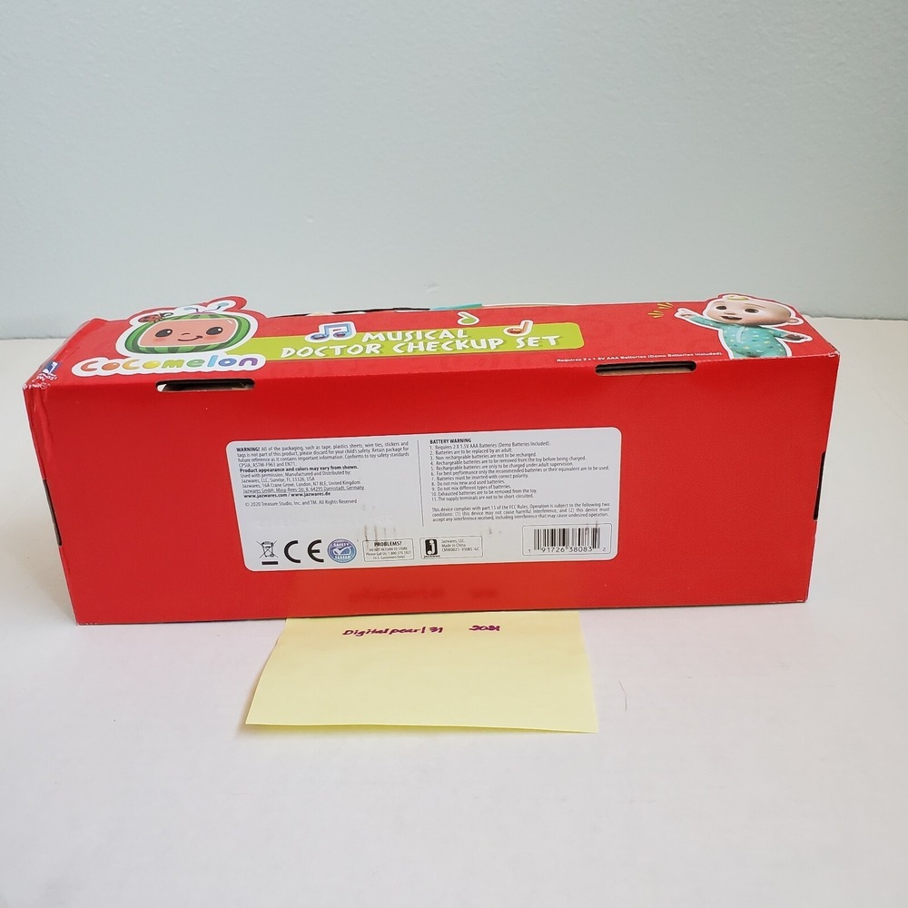 Cocomelon Musical Doctor Checkup Set Toddler Toy with Sounds CMW0021 - Picture 7 of 7